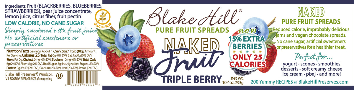Naked Triple Berry Spread